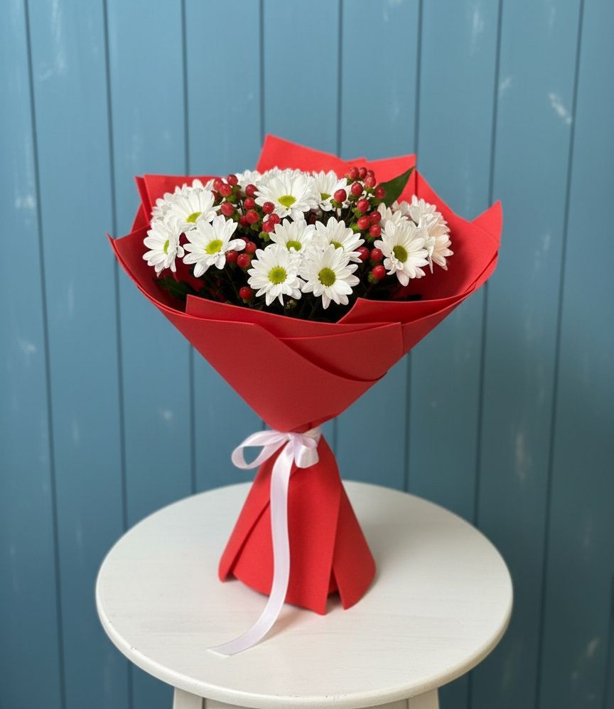 Букет цветов из: Хризантемы в Краснознаменский