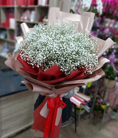 Букет цветов из: Гипсофила в Краснознаменский