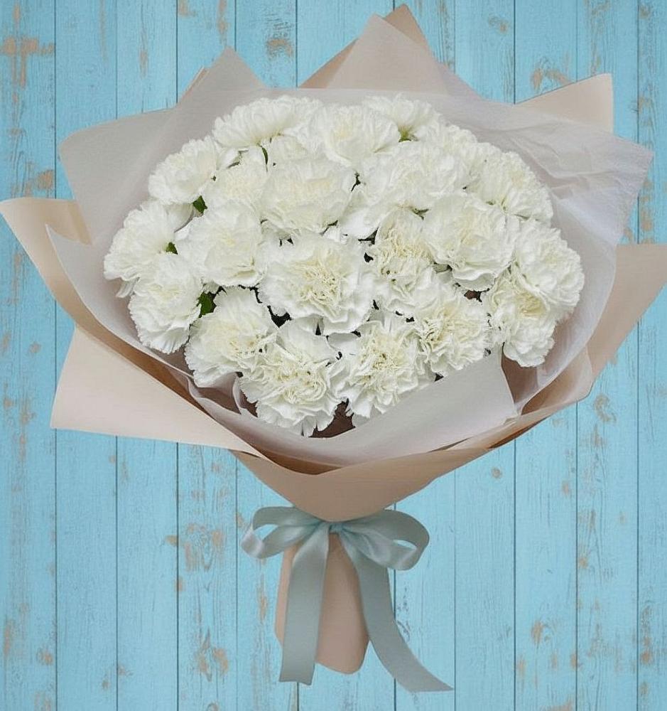 Букет цветов из: Гвоздики в Краснознаменский