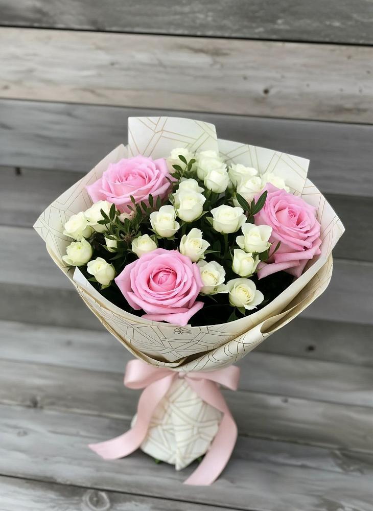 Букет цветов из: Розы в Краснознаменский