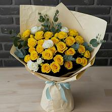 Букет цветов из:  Розы в Краснознаменский