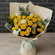 Букет цветов из:  Розы в Краснознаменский