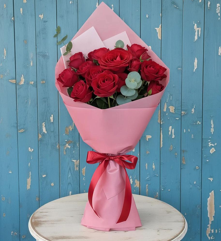 Букет цветов из: Розы в Краснознаменский
