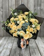 Букет цветов из:  Розы и Лизиантусы #REPLACE_PRED# Краснознаменский