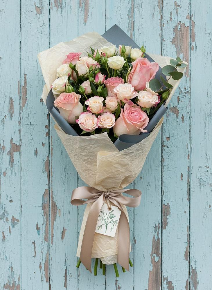 Букет цветов из: Розы в Краснознаменский