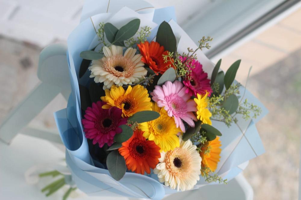 Букет цветов из: Герберы в Краснознаменский