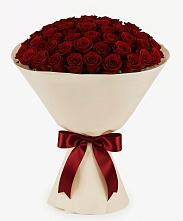 Букет 101 Бордовая роза Блэк Бакарра в Краснознаменский