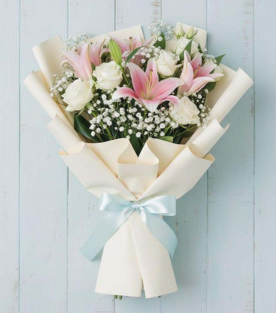 Букет цветов из: Лилии в Краснознаменский