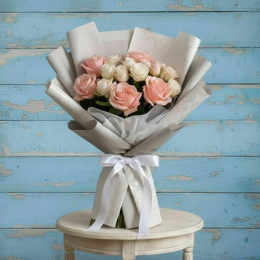 Букет цветов из: Розы в Краснознаменский