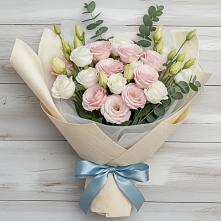 Букет цветов из:  Лизиантусы #REPLACE_PRED# Краснознаменский