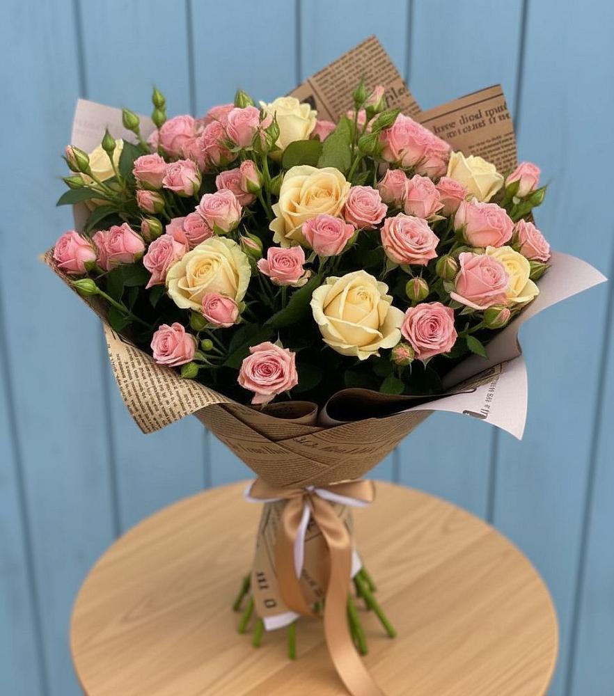 Букет цветов из: Розы в Краснознаменский