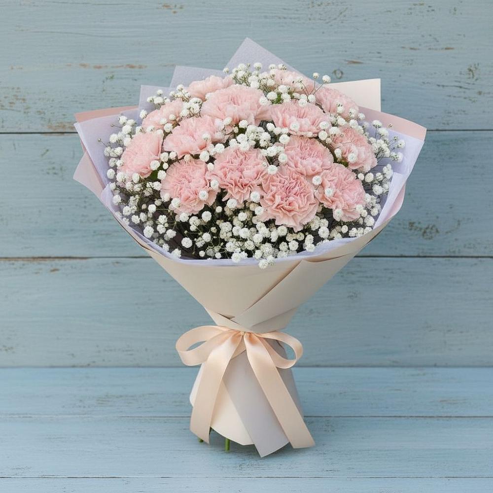 Букет цветов из: Гвоздики в Краснознаменский