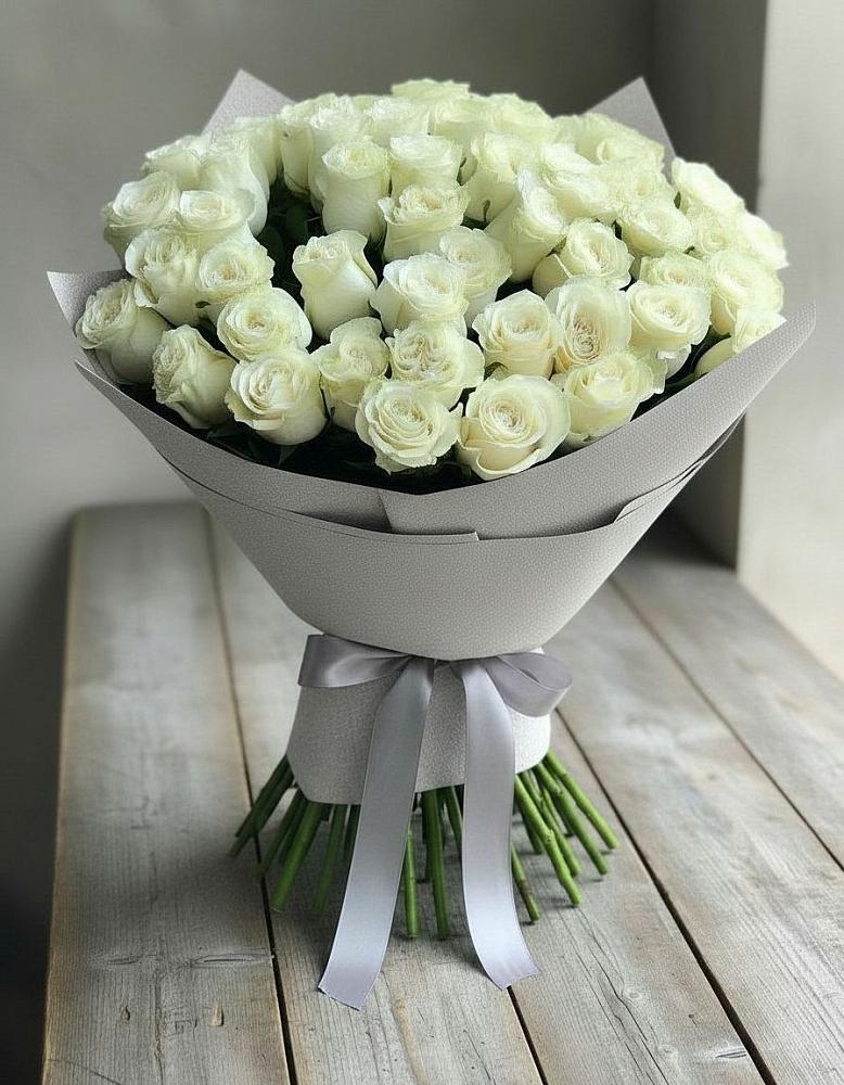 Букет 35 Белых роз в Краснознаменский