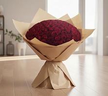 Букет 101 Красная роза в Краснознаменский