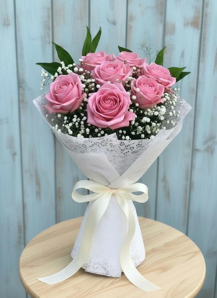 Букет цветов из: Розы в Краснознаменский