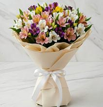 Букет цветов из:  Альстромерии #REPLACE_PRED# Краснознаменский