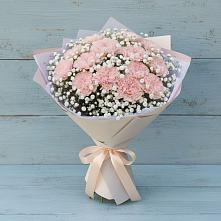 Букет цветов из:  Гвоздики в Краснознаменский