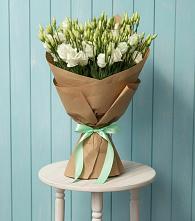 Букет цветов из:  Лизиантусы в Краснознаменский