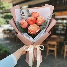 Букет цветов из:  Розы в Краснознаменский