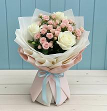 Букет цветов из:  Розы в Краснознаменский