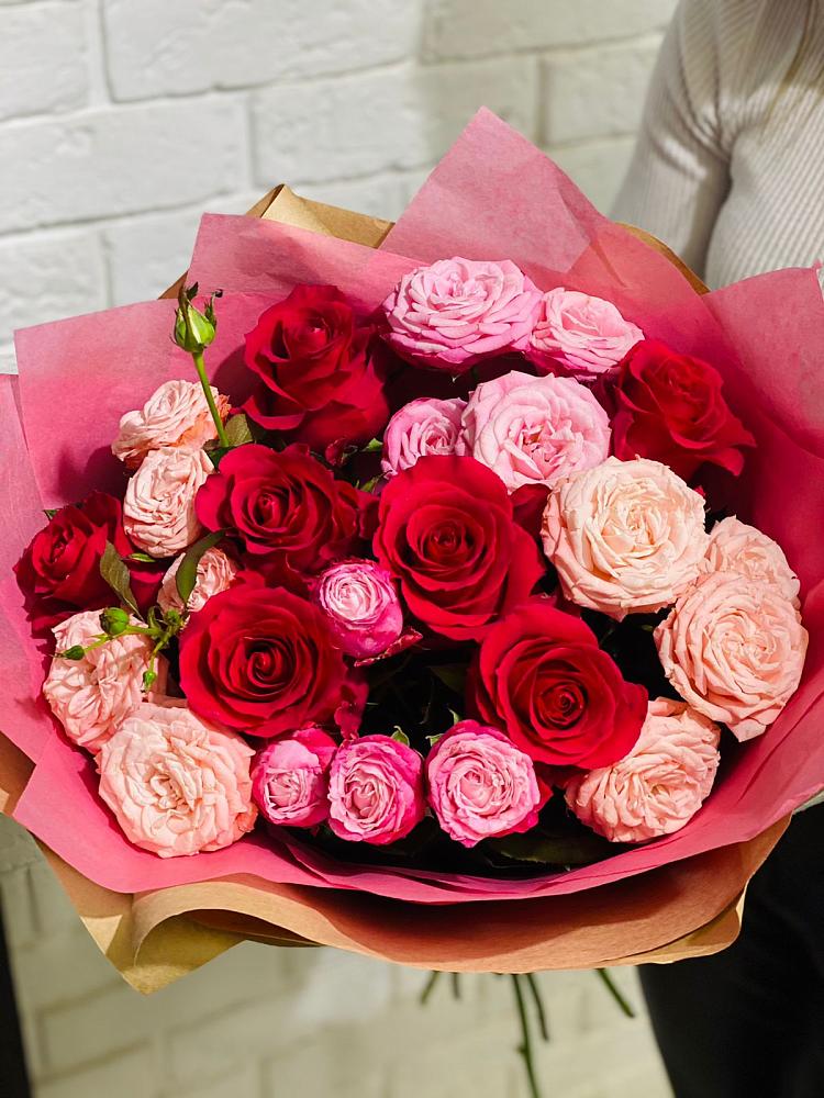 Букет цветов из: Розы в Краснознаменский