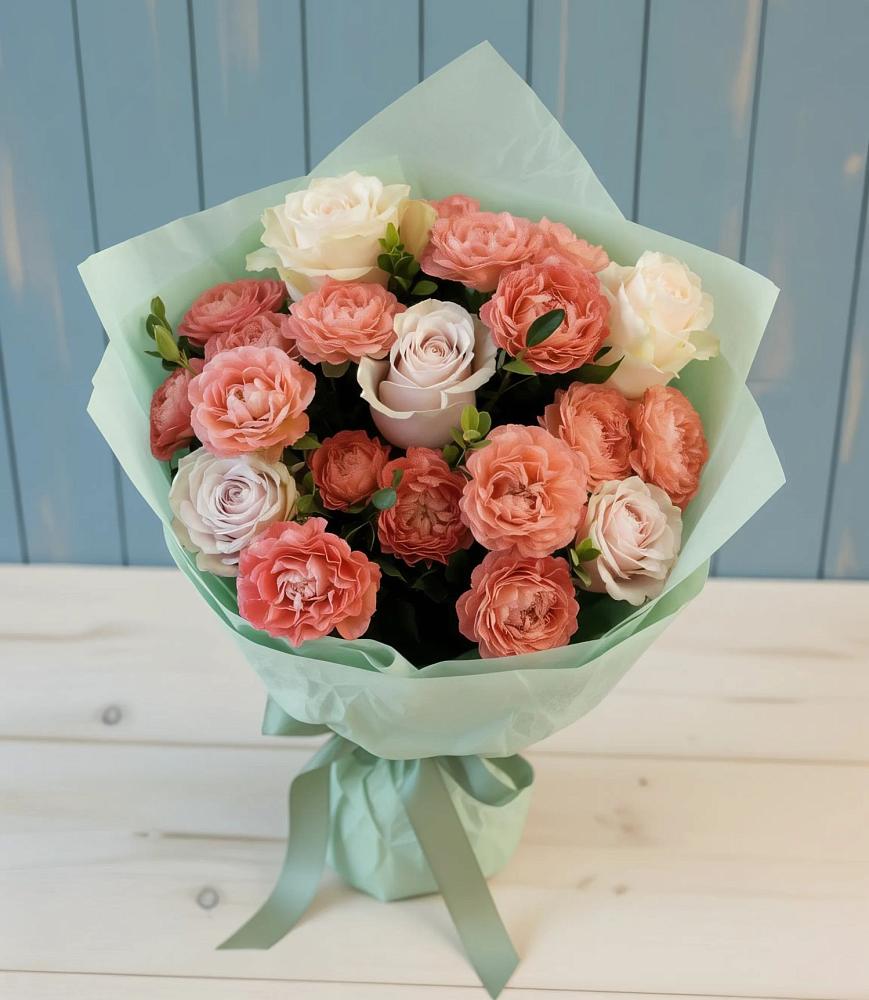 Букет цветов из: Розы в Краснознаменский