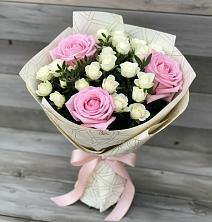 Букет цветов из:  Розы в Краснознаменский
