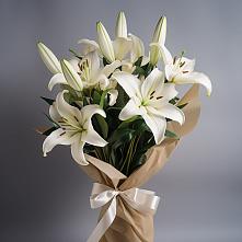 Букет цветов из:  Лилии в Краснознаменский