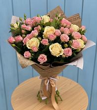 Букет цветов из:  Розы в Краснознаменский