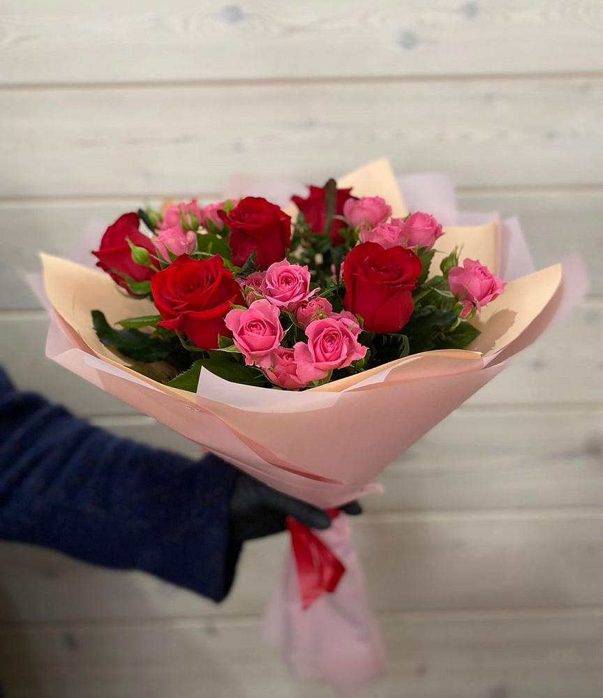 Букет цветов из: Розы в Краснознаменский