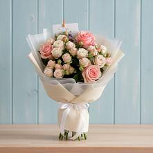 Букет цветов из:  Розы в Краснознаменский