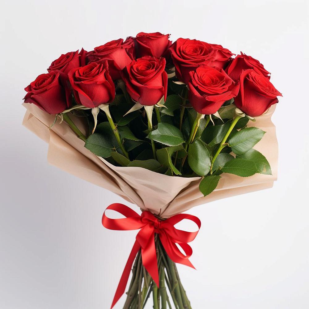Букет 11 Красных роз Эдлесс Лав в Краснознаменский