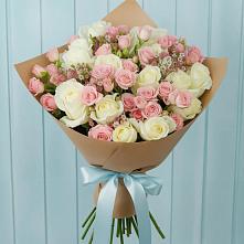 Букет цветов из:  Розы в Краснознаменский