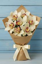 Букет цветов из:  Орхидеи и Розы в Краснознаменский